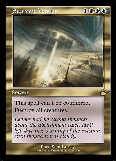 RVR: Supreme Verdict (Retro Frame) (Foil)