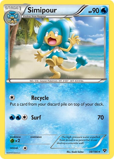 XY: Simipour (Reverse Holofoil)