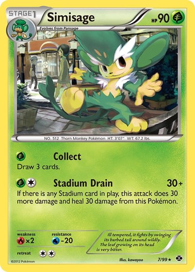 NXD: Simisage (Reverse Holofoil)
