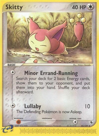 RS: Skitty - 44/109 (Reverse Holofoil)