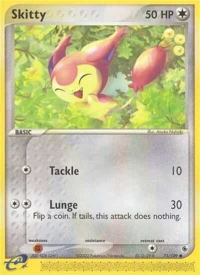 RS: Skitty - 71/109 (Reverse Holofoil)