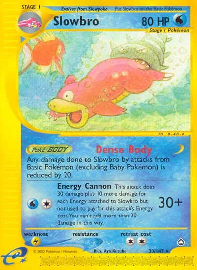 AQ: Slowbro (Reverse Holofoil)