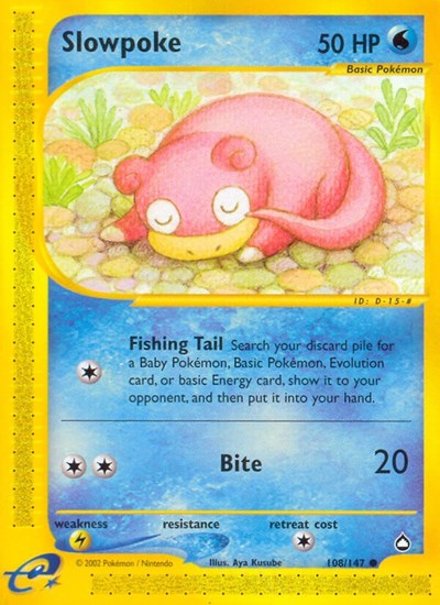 AQ: Slowpoke (Reverse Holofoil)