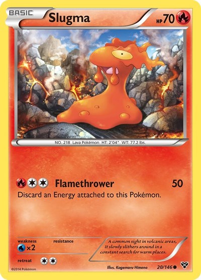 XY: Slugma (Reverse Holofoil)