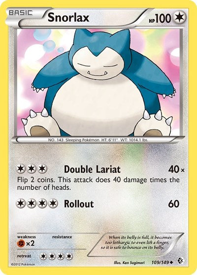 BCR: Snorlax (Reverse Holofoil)