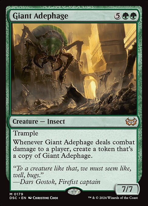 DSC: Giant Adephage