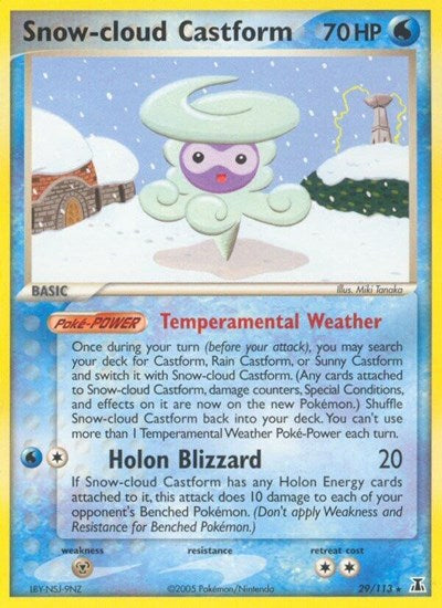 DS: Snow-cloud Castform