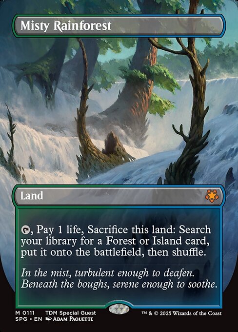 SPG: Misty Rainforest (Borderless) (Foil)