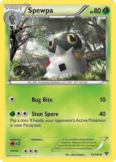 XY: Spewpa (Reverse Holofoil)