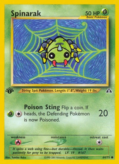 N2: Spinarak (1st Edition)