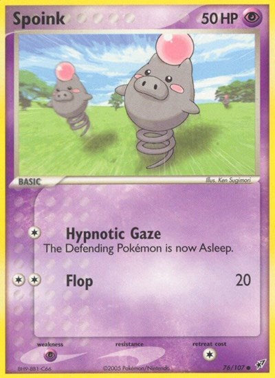DX: Spoink (Reverse Holofoil)