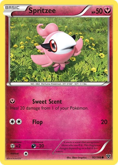 XY: Spritzee (Reverse Holofoil)
