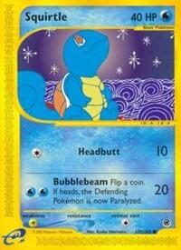 EX: Squirtle (132) (Reverse Holofoil)