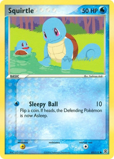 RG: Squirtle - 082/112 (Reverse Holofoil)