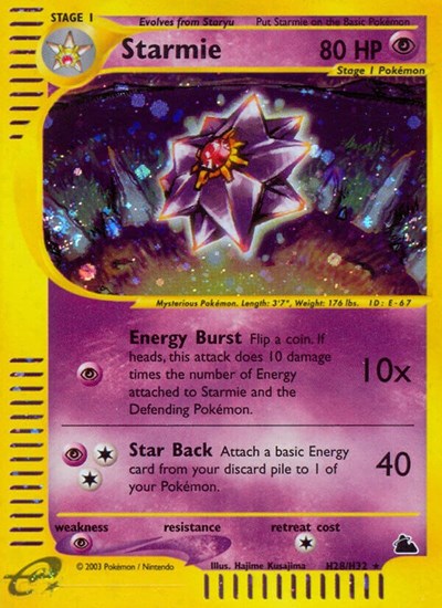 SK: Starmie (H28) (Holofoil)