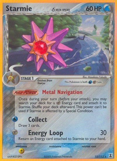 DS: Starmie - 015/113 (Delta Species) (Holofoil)
