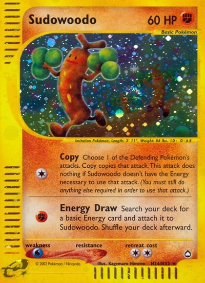 AQ: Sudowoodo (H24) (Holofoil)