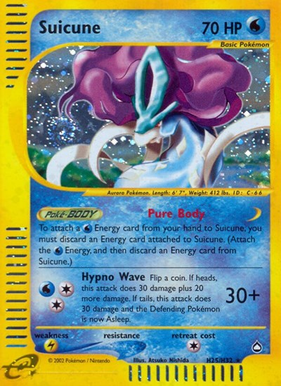 AQ: Suicune (H25) (Holofoil)