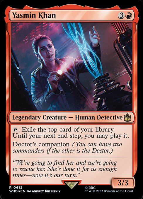 WHO: Yasmin Khan (Surge Foil)