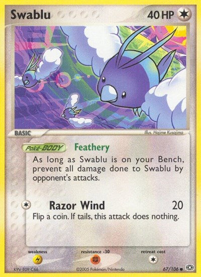 EM: Swablu (Reverse Holofoil)