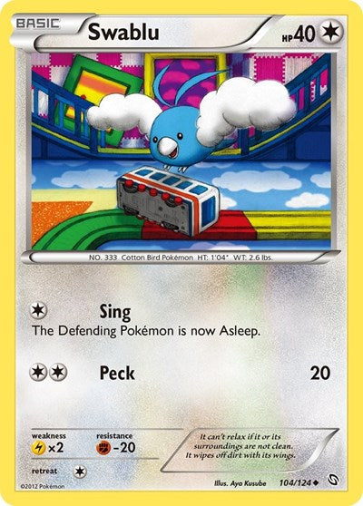 DRX: Swablu (104) (Reverse Holofoil)