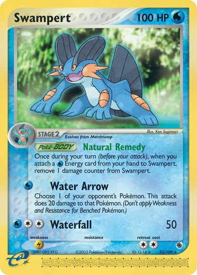 RS: Swampert - 23/109 (Reverse Holofoil)