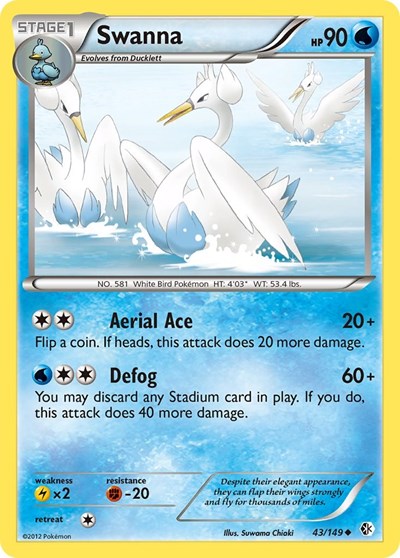 BCR: Swanna (Reverse Holofoil)