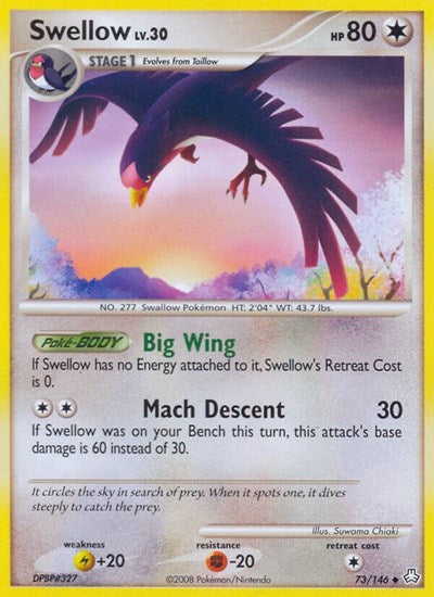 LA: Swellow (Reverse Holofoil)