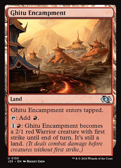 J25: Ghitu Encampment (Foil)