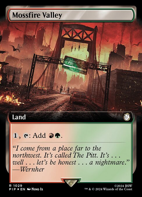 PIP: Mossfire Valley (Extended Art) (Surge Foil)