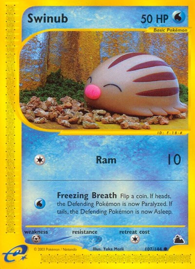 SK: Swinub (107) (Reverse Holofoil)