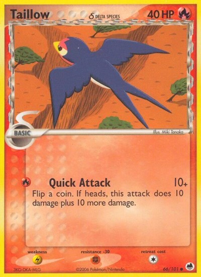 DF: Taillow (Delta Species)