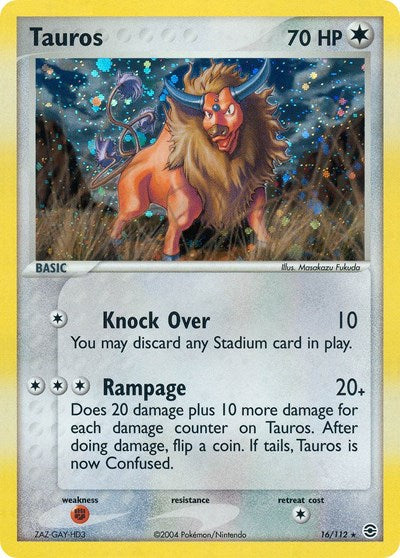 RG: Tauros (Reverse Holofoil)