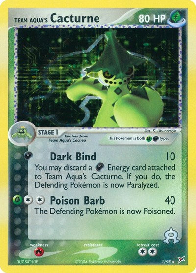MA: Team Aqua's Cacturne (Holofoil)