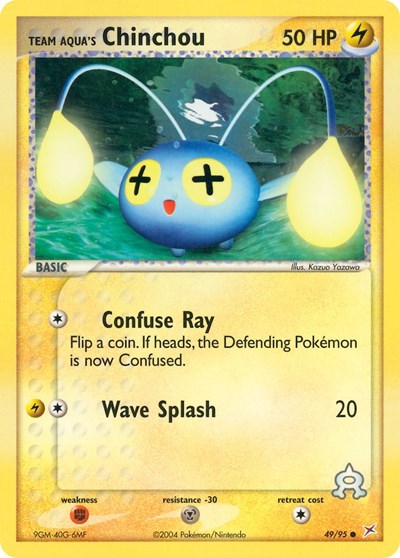 MA: Team Aqua's Chinchou (Reverse Holofoil)
