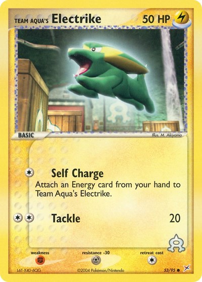 MA: Team Aqua's Electrike - 53/95