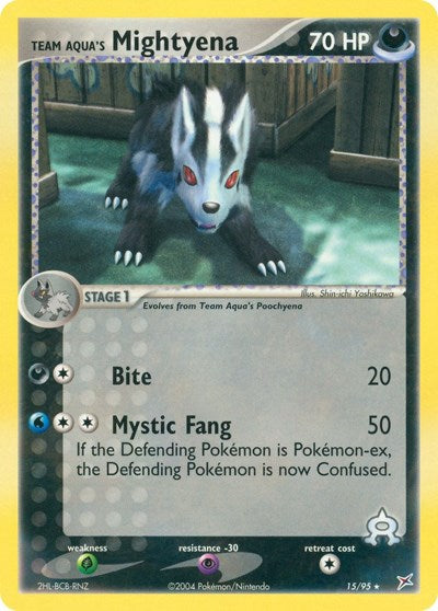 MA: Team Aqua's Mightyena - 15/95 (Reverse Holofoil)