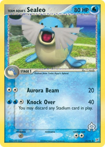 MA: Team Aqua's Sealeo - 31/95 (Reverse Holofoil)