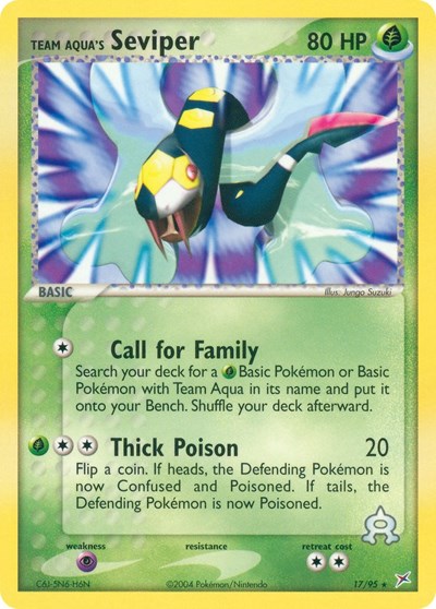 MA: Team Aqua's Seviper (Reverse Holofoil)