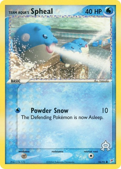 MA: Team Aqua's Spheal - 56/95 (Reverse Holofoil)