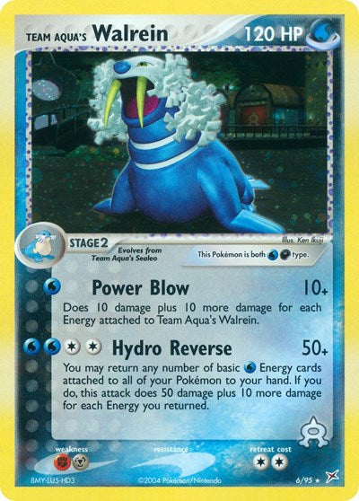 MA: Team Aqua's Walrein (Holofoil)