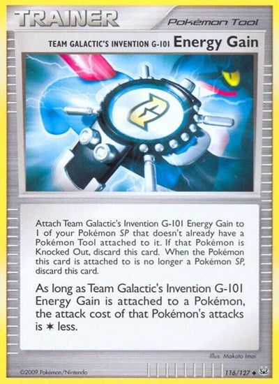 PL: Team Galactic's Invention G-101 Energy Gain (Reverse Holofoil)