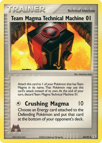 MA: Team Magma Technical Machine 01 (Reverse Holofoil)