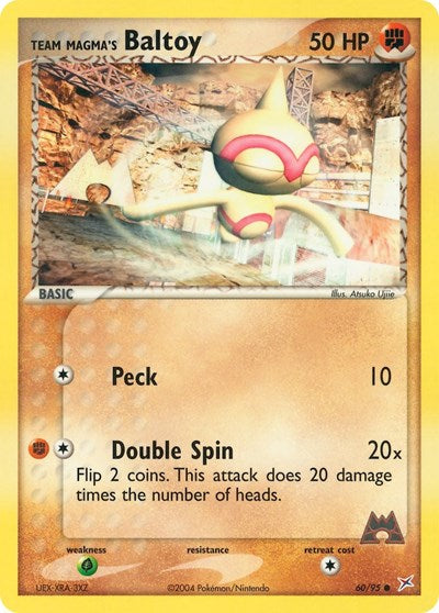 MA: Team Magma's Baltoy - 60/95 (Reverse Holofoil)