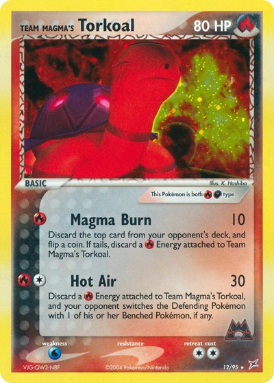 MA: Team Magma's Torkoal (Reverse Holofoil)