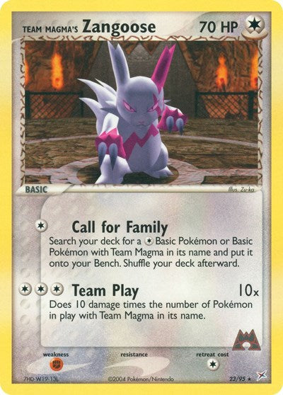 MA: Team Magma's Zangoose