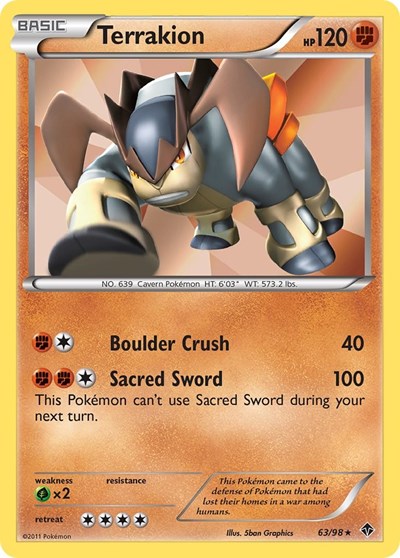 EPO: Terrakion (Reverse Holofoil)