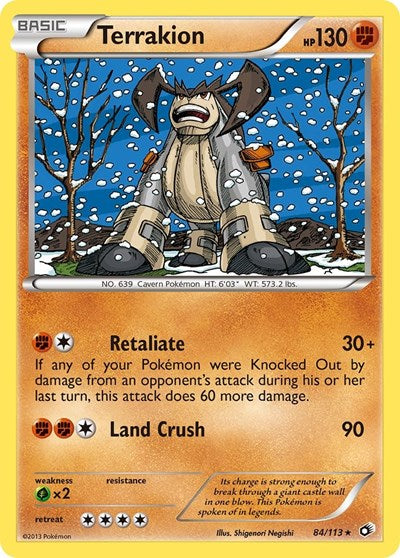 LTR: Terrakion (Holofoil)