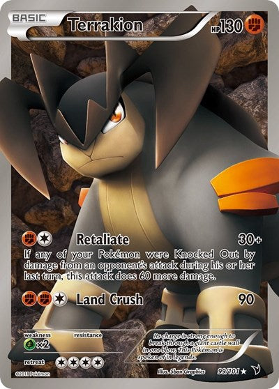 NVI: Terrakion (99 Full Art) (Holofoil)