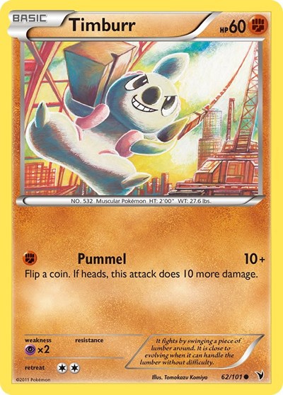 NVI: Timburr (Reverse Holofoil)